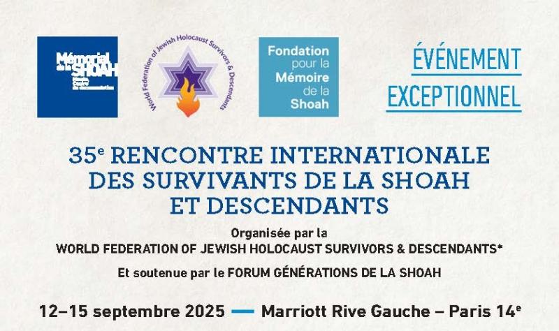 35e Rencontre internationale des survivants de la Shoah