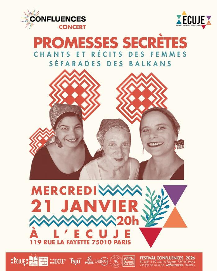 Promesses secrètes. Chants et récits des femmes séfarades des balkans - La Compagnie Transmosaïk