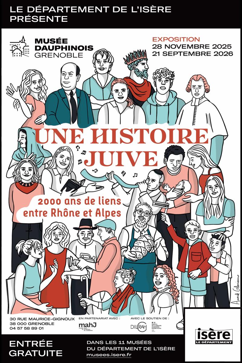 Exposition : "Une histoire juive, 2000 ans de liens entre Rhône et Alpes" - Musée Dauphinois