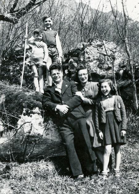 La famille Cerf à Aulus-les-Bains - Photo : Archives de la famille Cerf 