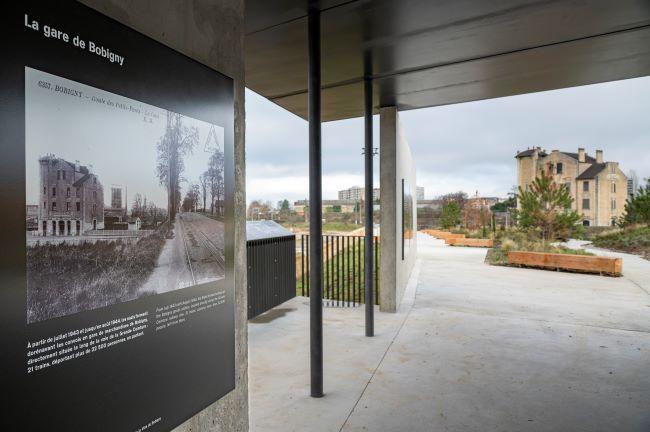 Mémorial&nbsp;de l’ancienne gare de déportation de Bobigny © Photo : Henri Perrot, ville de Bobigny, 2023 