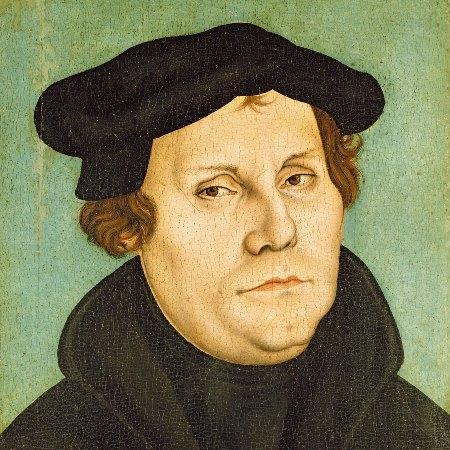Portrait de Martin Luther par Lucas Cranach l’Ancien Source : Wikipédia 