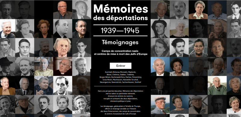 Mémoires des déportations, 1939-1945