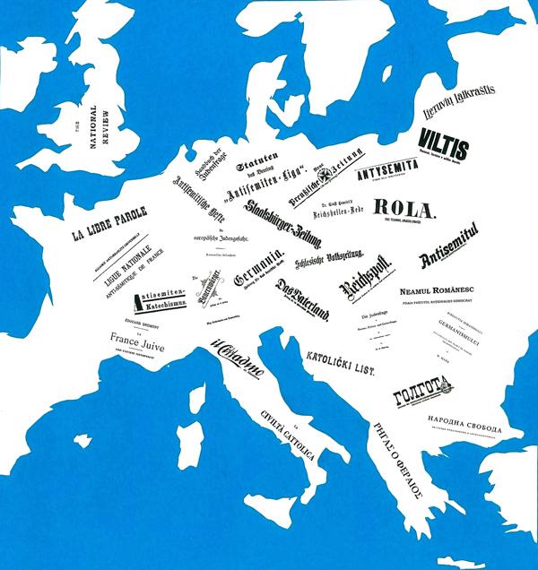 Antisemitische Schriften und Blatter in Europa © DR 