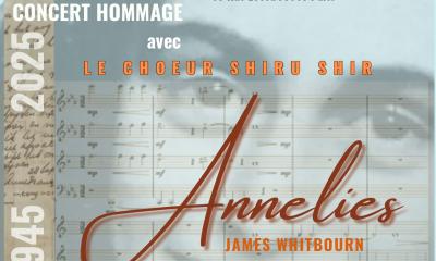 #Concert : Oratorio "Annelies" de James Whitbourn - chorale Shiru 