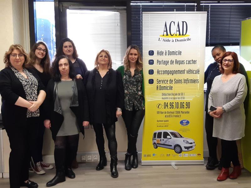 L'équipe de l'ACAD à Marseille. Photo : ACAD