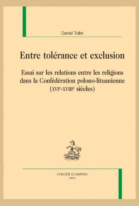 Essai sur les relations entre les religions dans la Confédération polono-lituanienne (XVIe - XVIIIe siècles)