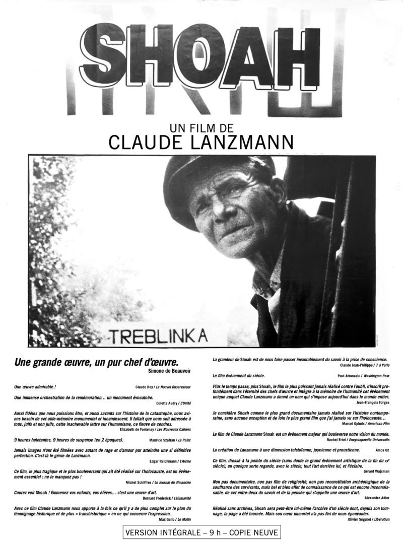 Matinée pédagogique autour du film "Shoah" dans le cadre du centenaire de Claude Lanzmann - Institut de France