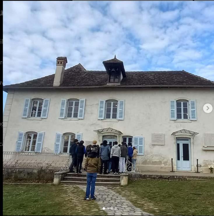 Elèves Rive de Gier à Izieu