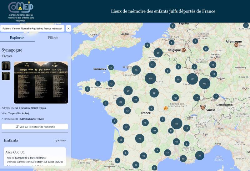 moteur recherche enfants déportés