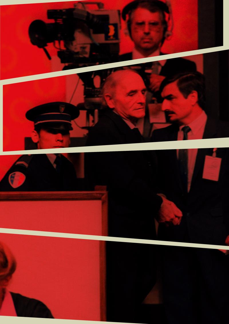 Klaus Barbie lors de son procès
