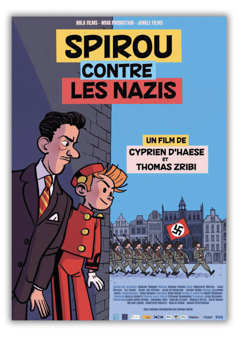 Affiche du documentaire Spirou contre les nazis