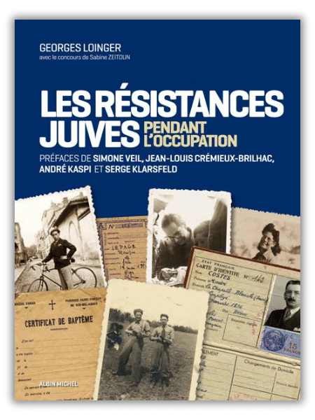 Couverture "Les résistances juives pendant l'Occupation"