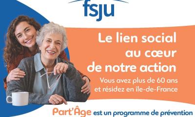 Part'Âge - Programme du pôle senior du FSJU