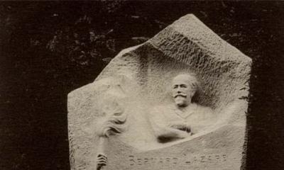 Réinstallation de la statue de Bernard Lazare à Nîmes