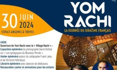 #Manifestation culturelle : Yom Rachi, la journée du judaïsme français - 2024
