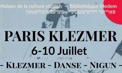 Stage artistique Paris Klezmer sur le yiddish - Maison de la culture yiddish-Bibliothèque Medem 