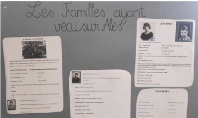 #Inauguration : Plaque en mémoire des enfants juifs d'Alès déportés (Gard) - Lycée Jean-Baptiste Dumas