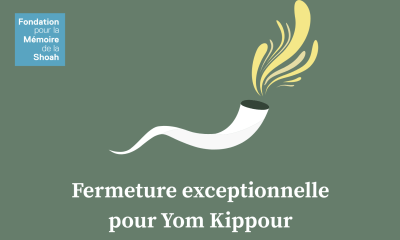 #Fermeture exceptionnelle pour Yom Kippour