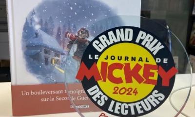 #Prix : Prix des lecteurs du Journal de Mickey à "Quand la nuit tombe / Lisou" de Marion Achard & Toni Galmès