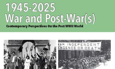 #Colloque : "1945 - 2025. Guerre et après-guerre(s). Perspectives contemporaines sur le monde après la Seconde Guerre mondiale"