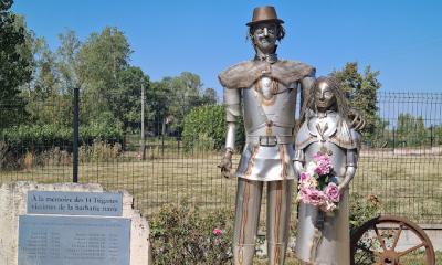 Un monument en hommage aux Tsiganes de Saint-Sixte victimes de la barbarie nazie
