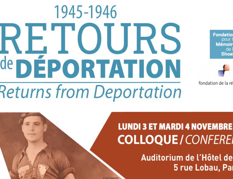 #Colloque international bilingue "Retours de déportation 1945-1946"